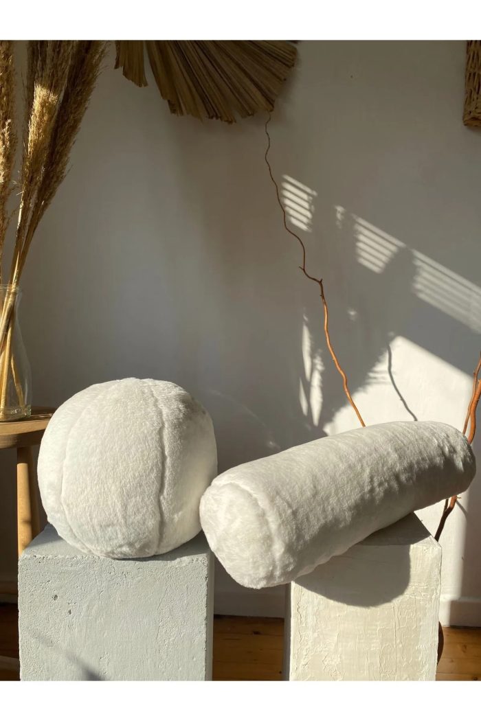 Peluş Top & Silindir Yastık - Görsel 2