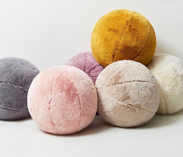 Peluş Top Yastık Pembe Top Yastık - Görsel 2