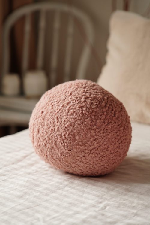 Teddy Ball Pillow - Round Pillow - Ball Pillow