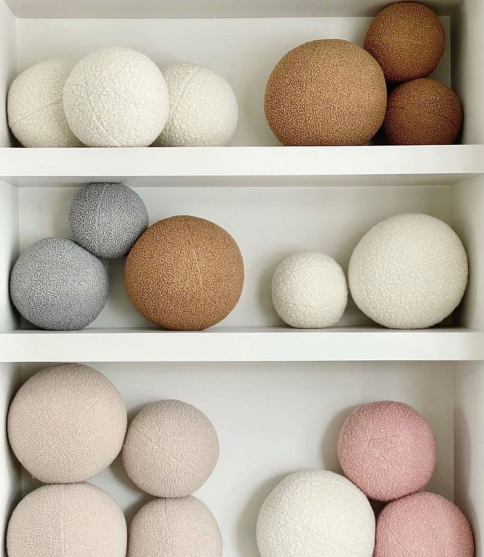 Teddy Ball Pillow - Round Pillow - Ball Pillow - Image 5