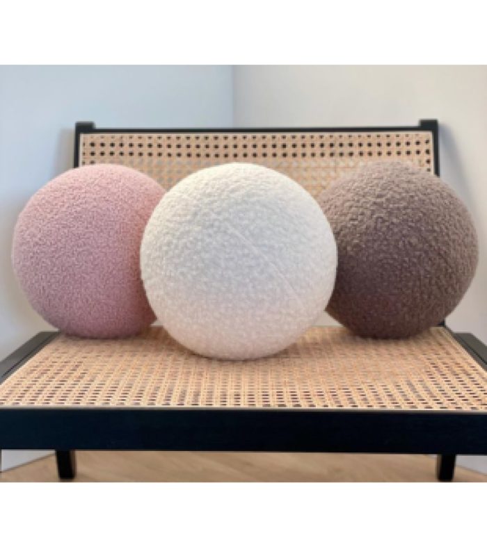 Teddy Ball Pillow - Round Pillow - Ball Pillow - Image 6