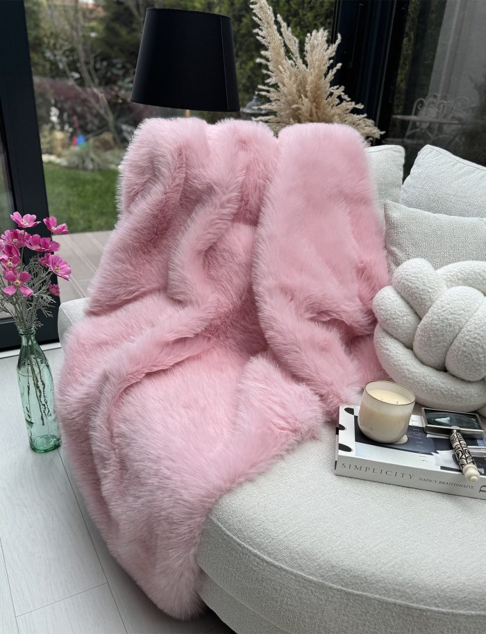 Peluş Örtü Kaymaz Koltuk Örtüsü Lolita Peluş Koltuk Örtüsü 200 X 150 - Görsel 2