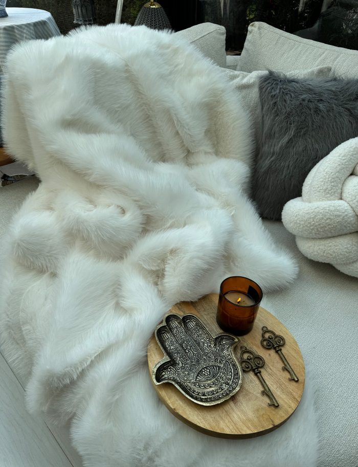 Peluş Örtü Kaymaz Koltuk Örtüsü Lolita Peluş Koltuk Örtüsü 200 X 150 - Görsel 5