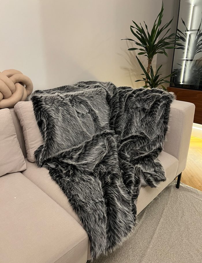 Peluş Örtü Kaymaz Koltuk Örtüsü Lolita Peluş Koltuk Örtüsü 200 X 150 - Görsel 7