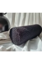 Teddy Silindir Yastık Buklet Silindir Kırlent Kılıfı - Görsel 7