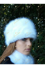 Suni Peluş Fox Beyaz Bere - Görsel 5