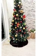 Peluş yılbaşı örtü 100cm - Görsel 5